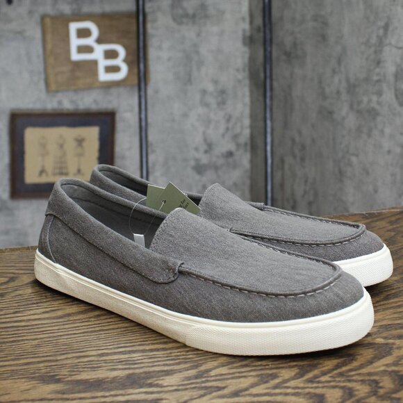 NWT Goodfellow & Co Mens Gabe Canvas Sneakers 89470804 Gray 12 - Picture 5 of 10